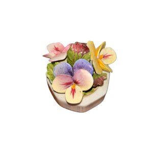 Aynsley England Hand Modelled Hand Painted Floral Delicate Fine Bone China